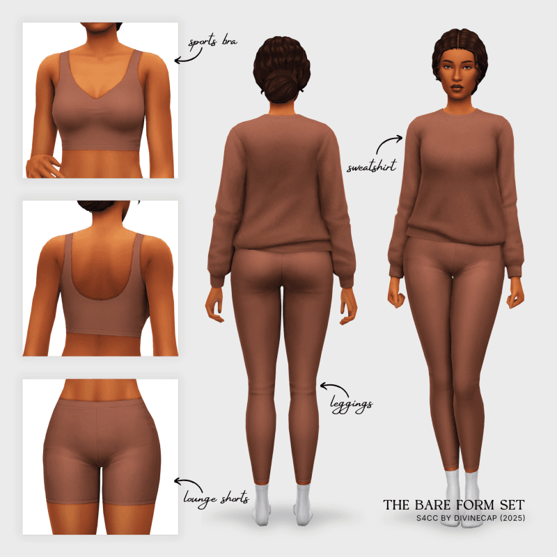 Галерея мода Спортивный сет The BARE FORM Set #1